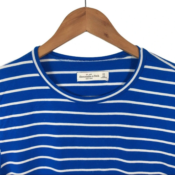 WS668 Abercrombie Soft Viscose Striped Top XS - Picture 3 of 3